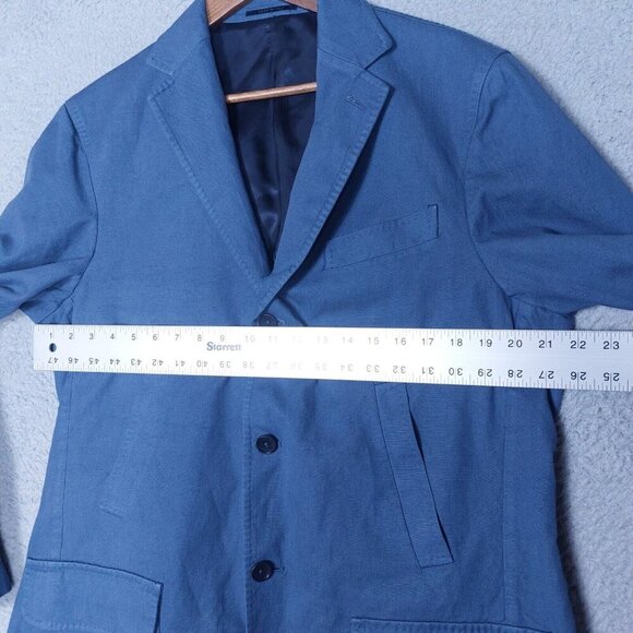 Sid Mashburn Trail Blazer Men's 56R Blue Unstructured Sport Coat Classic Italy - Picture 6 of 16